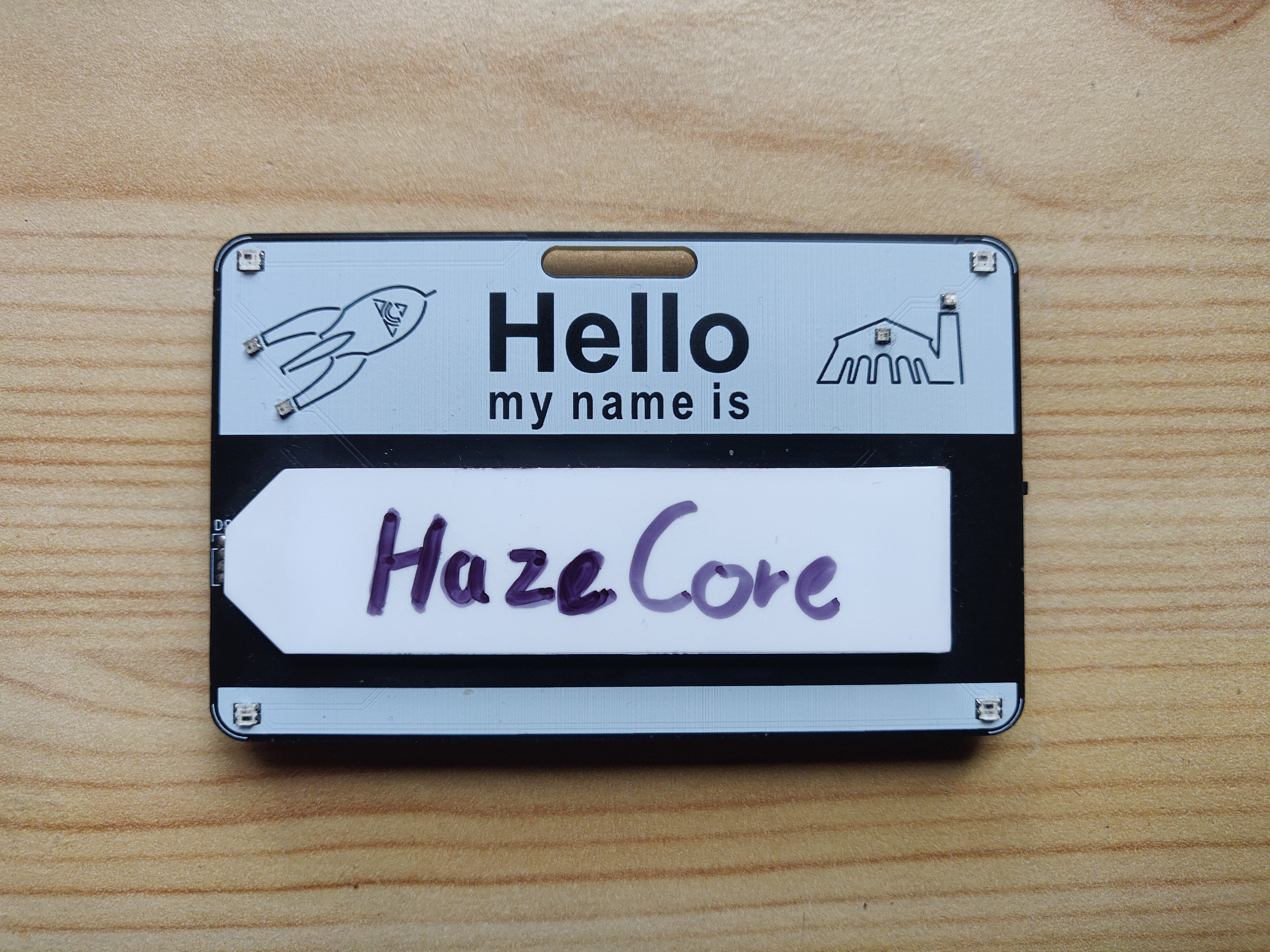 Edding einmal und zweimal aufgetragen