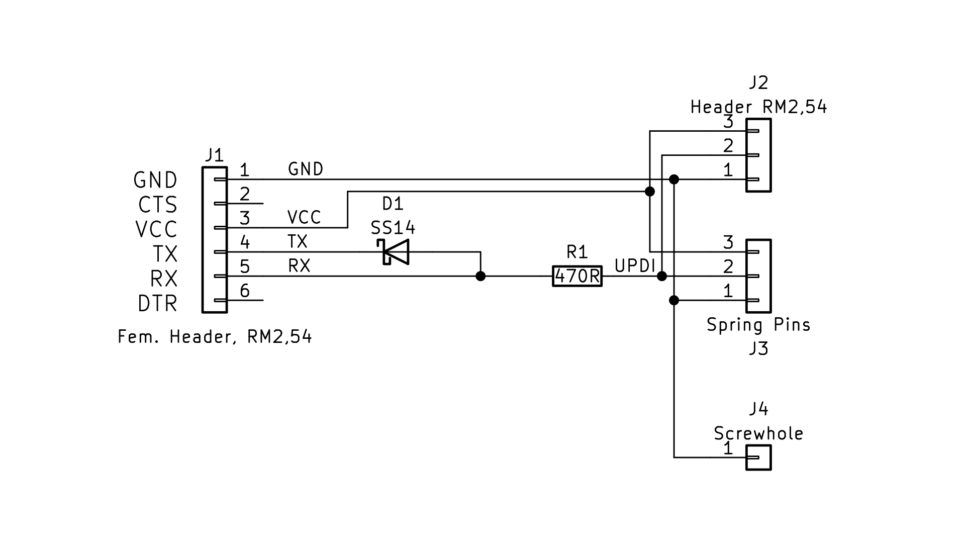 Schaltplan des Programmieradapters